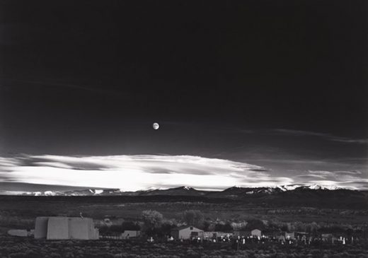 Salida de la luna, Hernández, Nuevo México