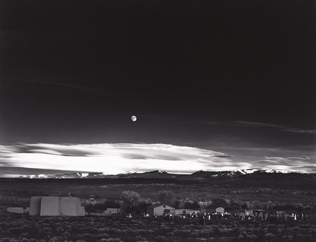 Salida de la luna, Hernández, Nuevo México