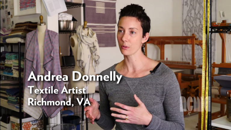 Andrea Donnelly in the Studio