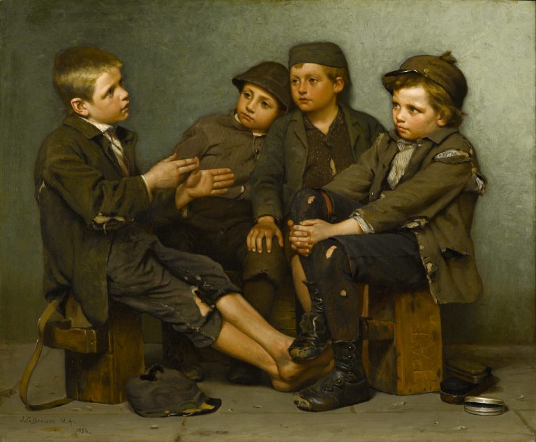 John George Brown A Tough Story 1886