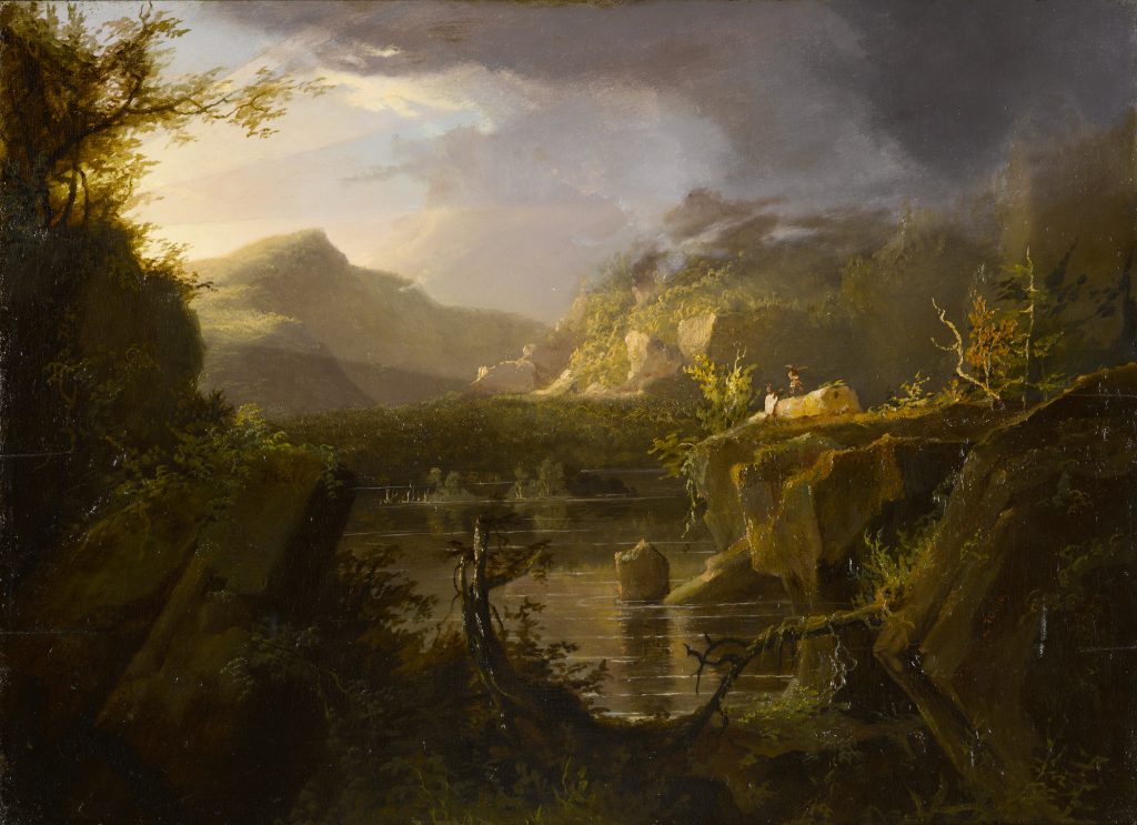 Thomas Cole 1826 Romantic Landscape painting