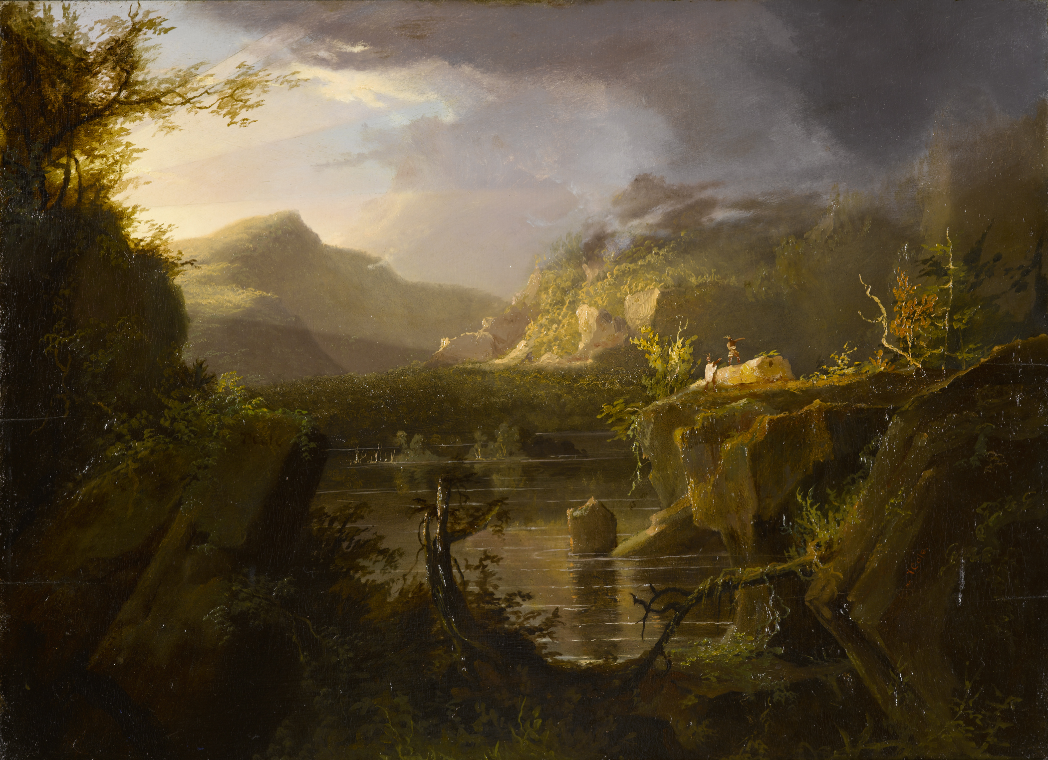 COLE-Romantic-Landscape-52_9_7.jpg Thomas Cole 1826 Pintura de paisaje romántico