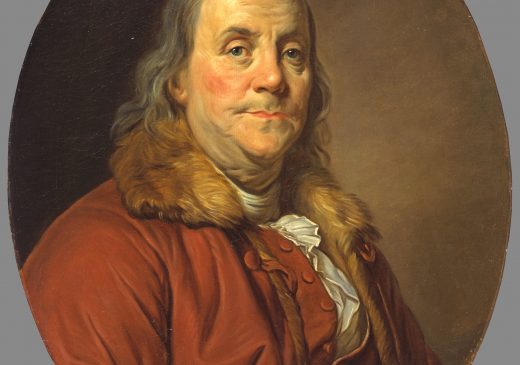 Joseph Buplessis Benjamin Franklin (1706-1790) Painting Portrait