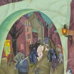 Lyonel Feininger The Green Bridge II Painting 1916
