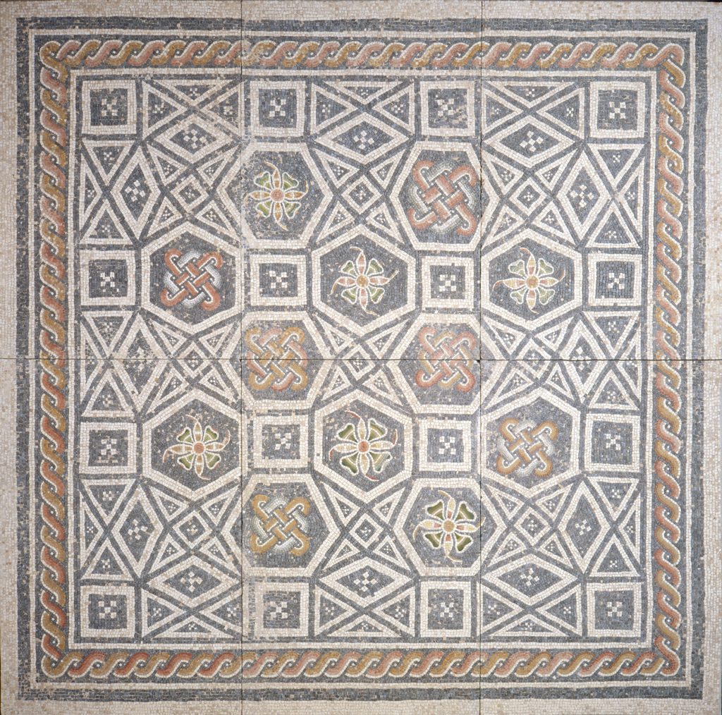 Roman Artist Mosaic Sculpture 2nd Century
