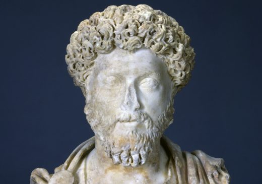 Roman Artist Portrait of the Emperor Marcus Aurelius 2nd Century Sculpture