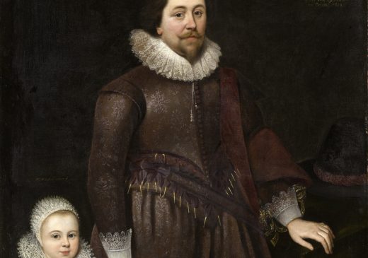 William, Lord Cavendish, Later Second Earl of Devonshire (1591–1628), and His Son