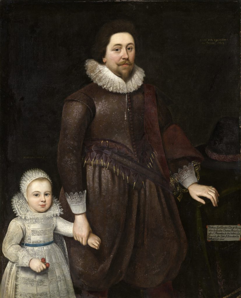 William, Lord Cavendish, Later Second Earl of Devonshire (1591–1628), and His Son