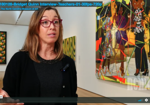 Bridget Quinn habla de la importancia de enseñar sobre las mujeres artistas.