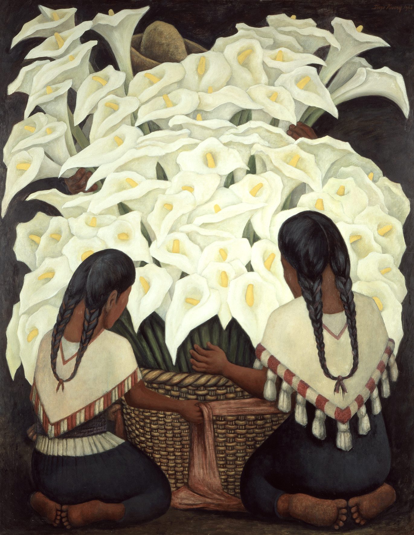Diego-Rivera_Calla-Lilly-Vendor Diego Rivera, Calla Lily Vendor,Diego Rivera, Calla Lily Vendor