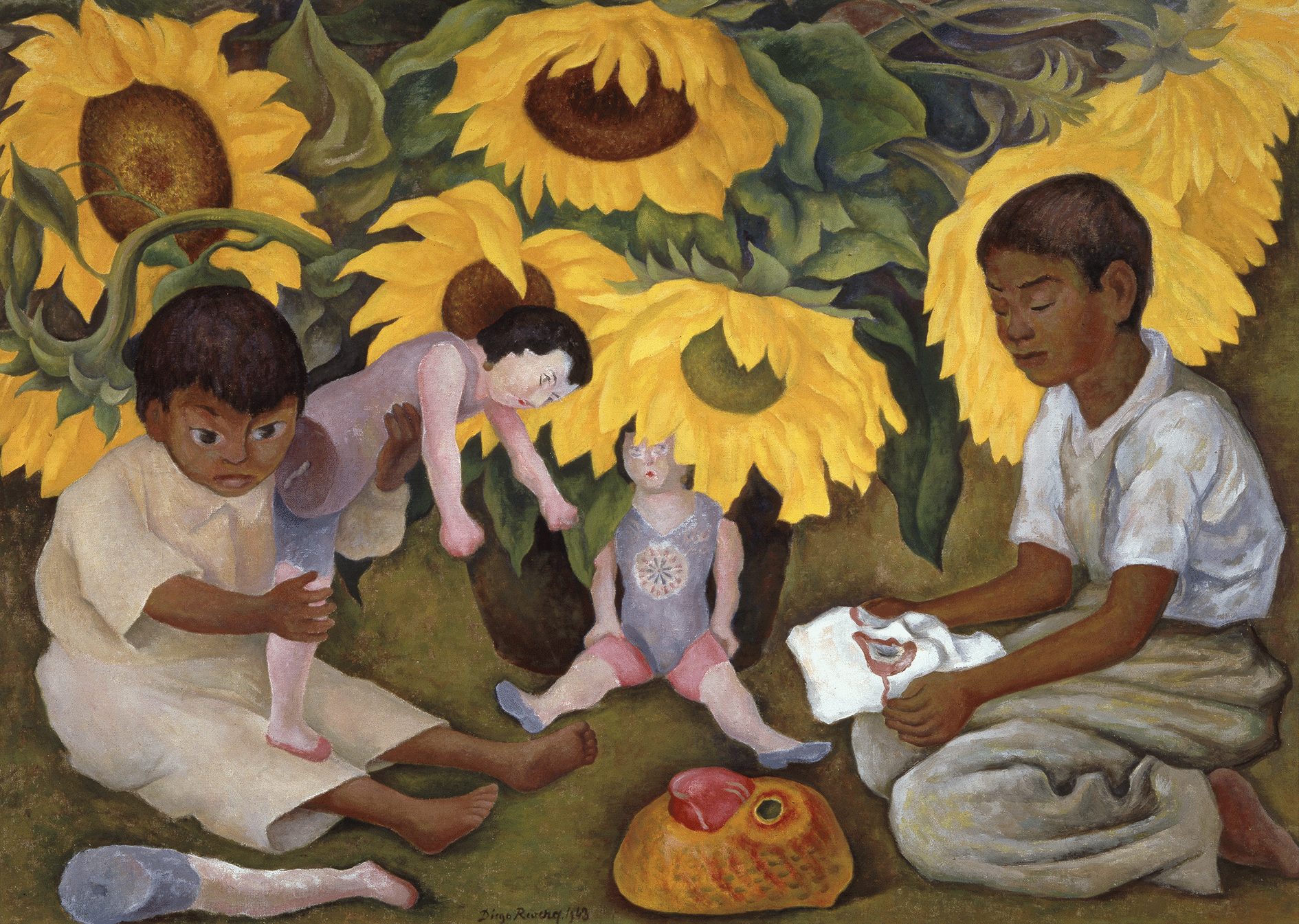 Diego-Rivera_Sunflowers Diego Rivera, Sunflowers