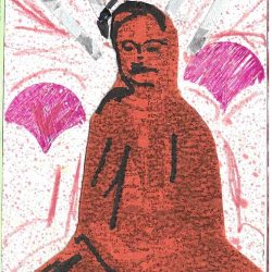 Frida-inspired Artist Trading Card ATC