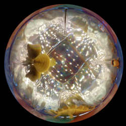 Teacher workshop inspired by Kusama's Light of Life- example of a Kusama-inspired micro world