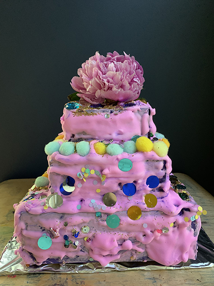 Tiered Cardboard Cakes inspired by Lipman's Bridge