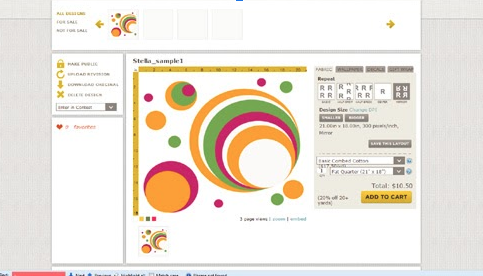 Screenshot of making a design on PicMonkey