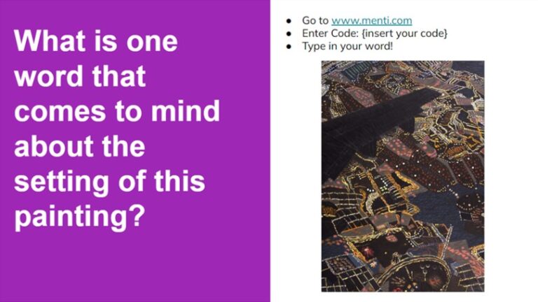 sample slide from Art Talk