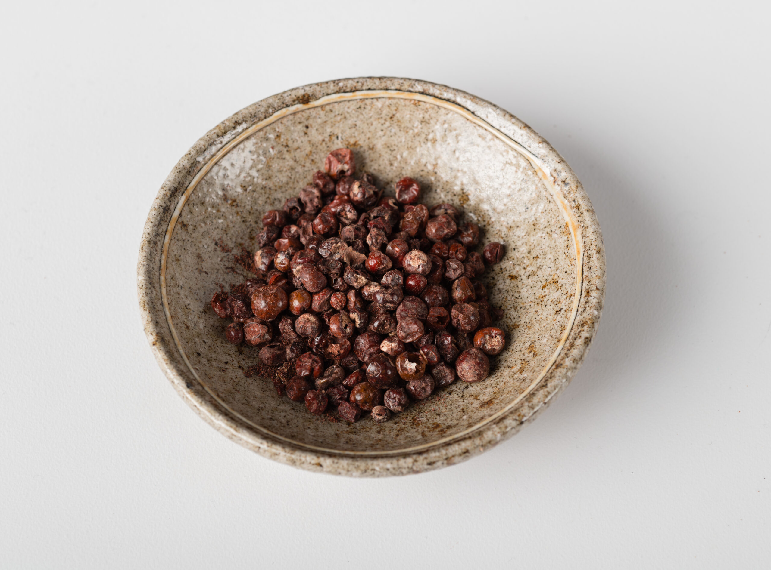 A bowl of dried kermes insect. A bowl of dried kermes insect