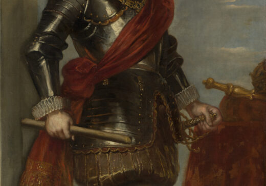 A 17th century oil painting of King Philip III of Spain by Cornelis de Vos