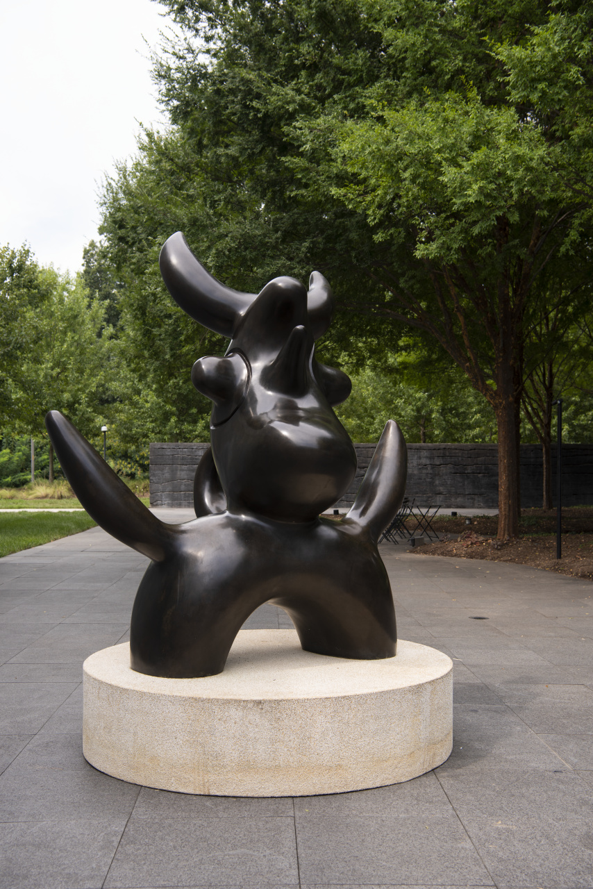 Lunar Bird by Joan Miró (on loan from the Hirshhorn Museum and Sculpture Garden) Lunar Bird by Joan Miro on loan from the Hirshhorn Museum and Sculpture Garden.