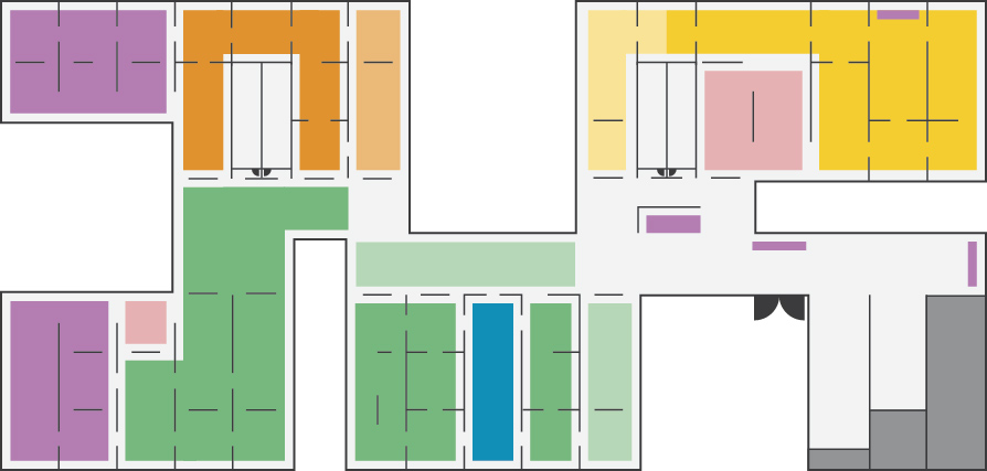 West Building Galleries Image Map